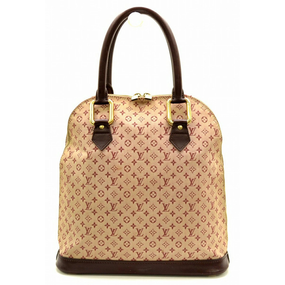 Louis Vuitton Monogram Alma Handbag Cerise Red Cherry